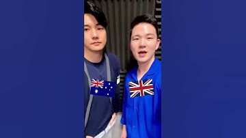🇬🇧 British Accent vs 🇦🇺 Australian Accent #shorts