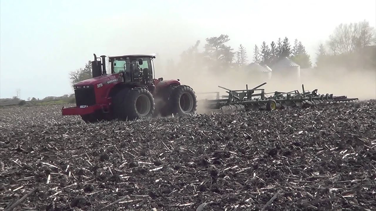 Spring Tillage 2014 near Kensett Iowa