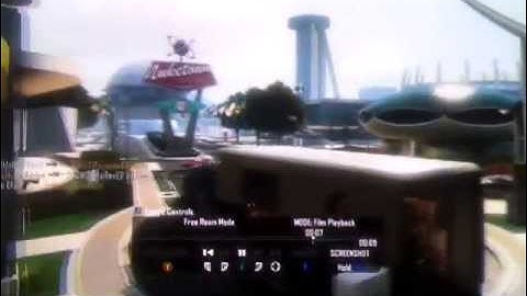 CALL OF DUTY BLACK OPS 2 cross map grenade double kill