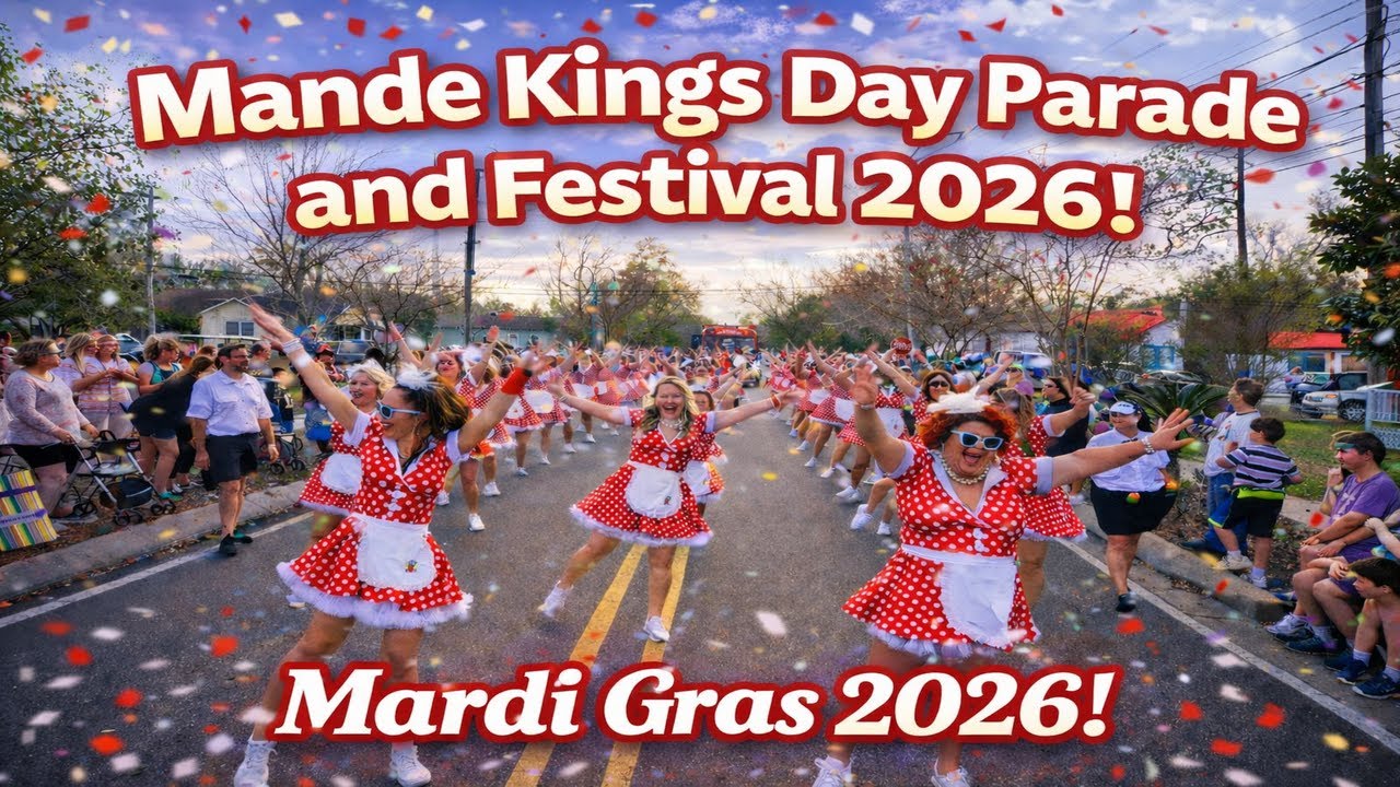 Mande Kings Day Parade and Festival, Mardi Gras 2026! This is the START of MARDI GRAS!