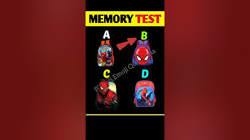 Memory Test #420 😎| Riddles And Puzzles For Iq Test | #shorts