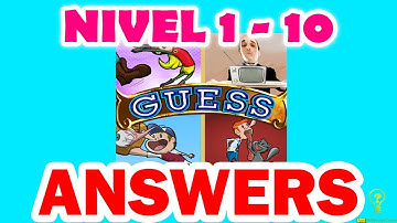 Illustration Guess - Pics Quiz Level 1 - 10 - All Answers - Walkthrough
