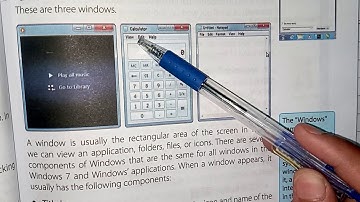 Class 6 | Computer | Chapter 2 | A window and its components | By Excel School