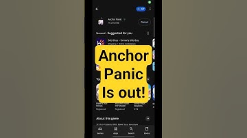 Anchor Panic is officially out! #anchorpanic