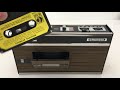 Grundig C201-FM automatic (1968-70) Radiorecorder - Cassette demo + FM radio demo