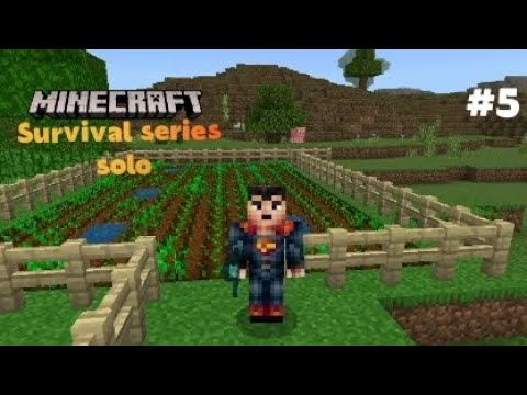 Minecraft survival series episode 5 ll food farm - YouTube