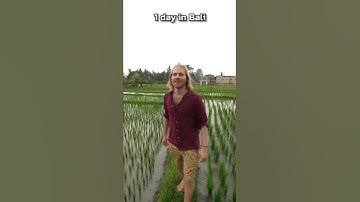 1 day vs 10 years in Bali