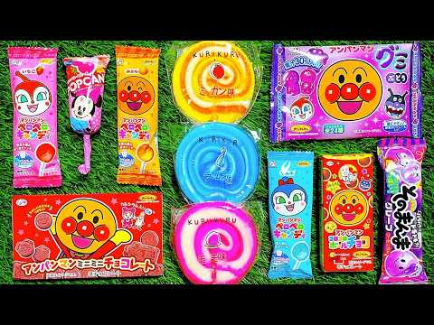 ✨癒しのASMR✨アンパンマン＆ドラえもんロリポップキャンディ🍭 チョコレートASMR🍫 ネコネコグミ＆しんちゃんグミ| ASMR Candy Eating Challenge/hello kitty