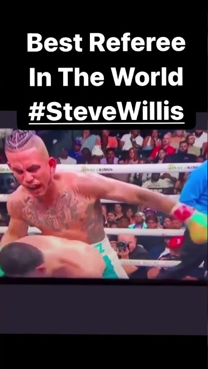 Steve Willis is the best referee ever!