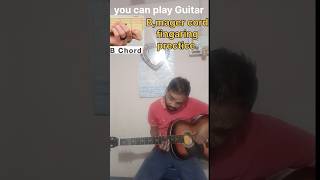 Practicing B Major chord fingering on guitar 🎸#Shorts #GuitarShorts #Bmajor #GuitarPractice #guitar
