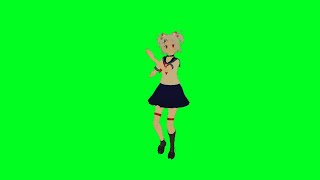 Luna Dancing Green Screen