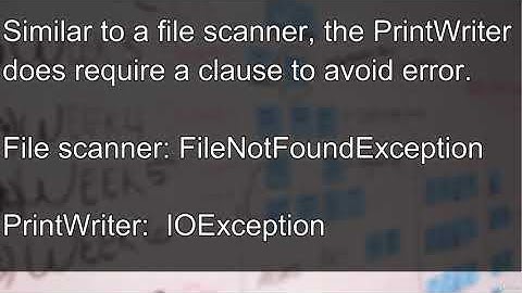 Java Masterclass  Beginner to OOP Programming with NetBeans - Print Writer Introduction