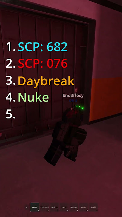 Ranking every SCP: Roleplay event  #scp #roblox #scproleplay #scpfoundation #shorts #scprp #gaming