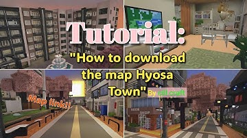 Step-by-Step Tutorial: Install Hyosa Town Map in Minecraft Bedrock/MCPE 1.20+