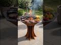 Octagon Fire Pit Grill on Leg - Professional CNC Design (DXF &amp; SVG Files) 🔥 🥩