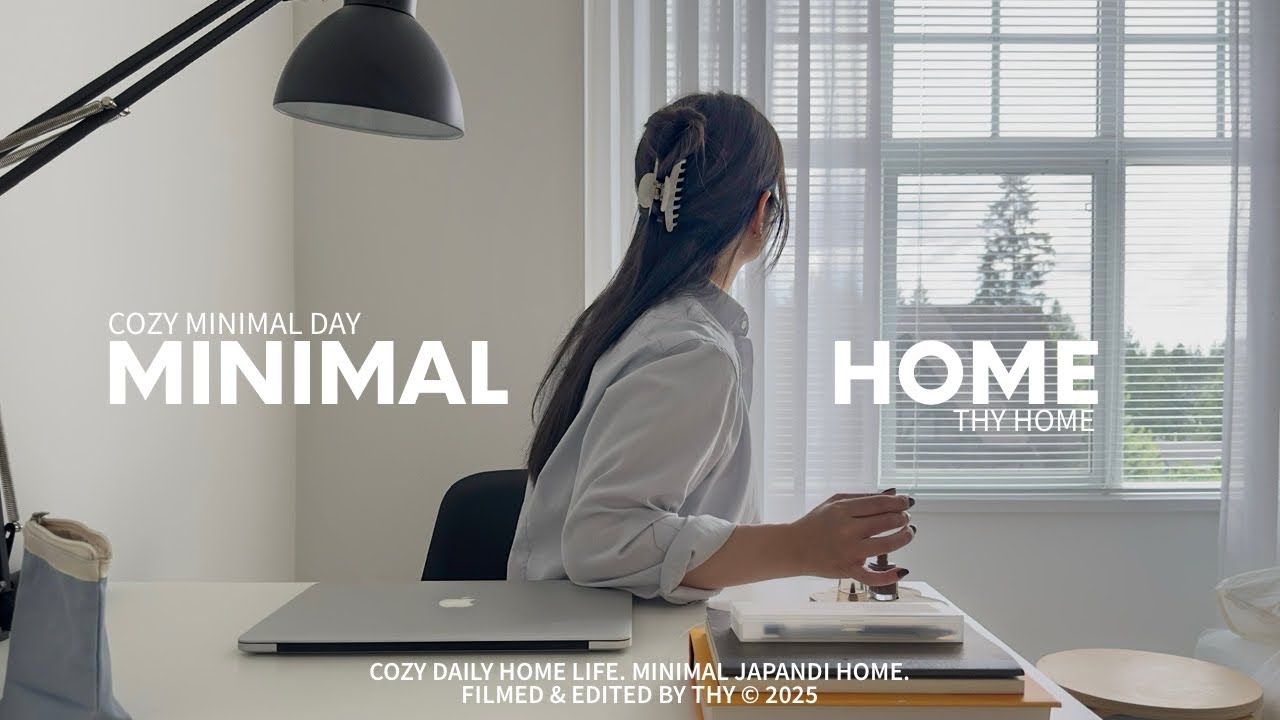 Minimal Home 𓅪 Cozy daily life at home, Quiet alone time for self-care | Weekend diaries