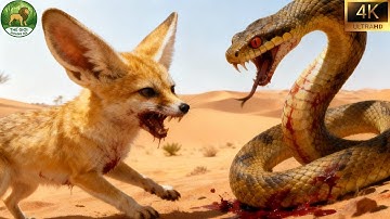 Sa Mạc Sahara Rực Lửa: Cáo Fennec Đối Đầu Rắn Độc Trong Trận Chiến Sinh Tử | THẾ GIỚI HOANG DÃ