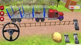 Farm Animal Transporting Truck Simulator 3D 2017 | Pet Animal - Android GamePlay FHD screenshot 5