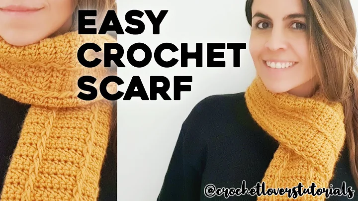 Quick and Easy Crochet Scarf Tutorial for Beginners