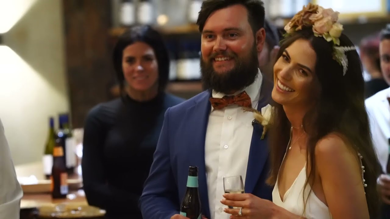 Emily & Sam wedding film still