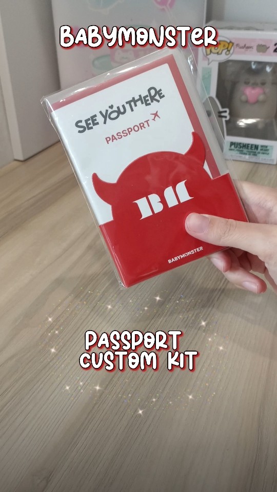 Распаковка babymonster PASSPORT CUSTOM KIT ✈️ #babymonster