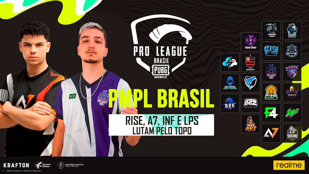 [PTBR] 2022 PMPL BRASIL L1D3 | Spring | RISE, A7, INF E LPS LUTAM PARA TERMINAR A SEMANA UM NO TOPO