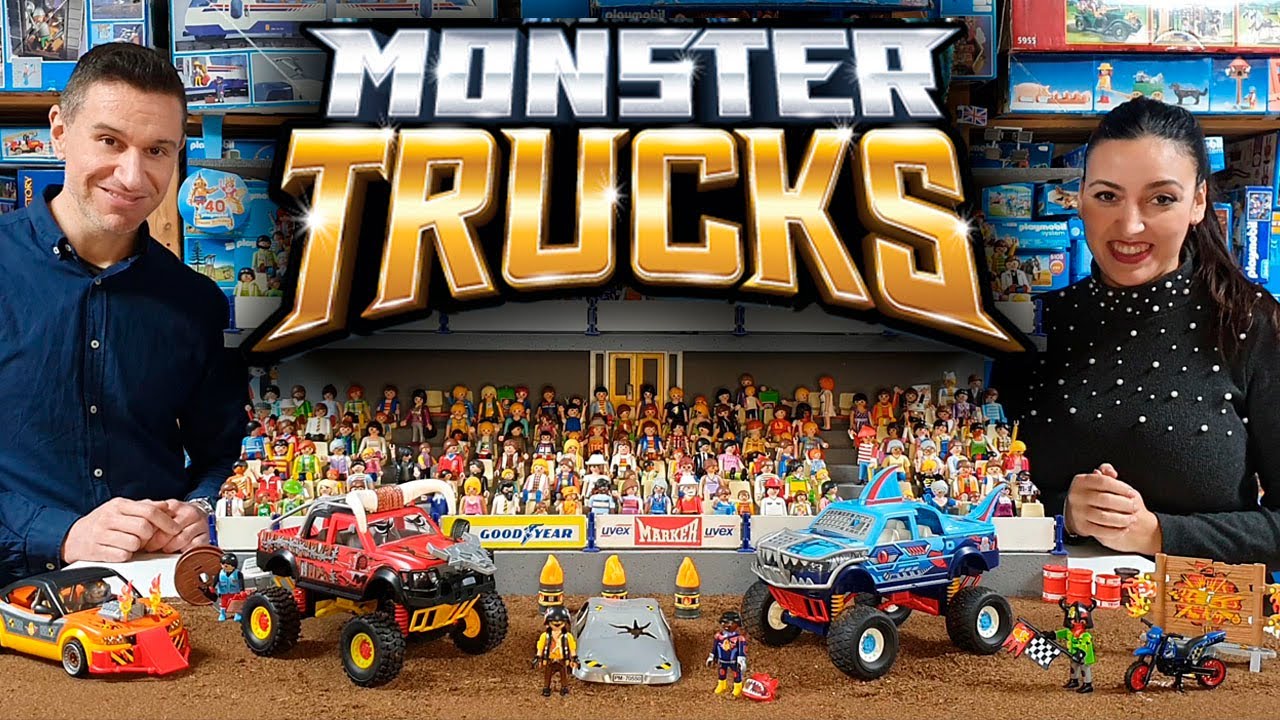 🚦¡Qué empiece el SHOW!🚦 DIORAMA y COLECCIÓN COCHES Monster Truck de Paymobil 🚘STUNT SHOW