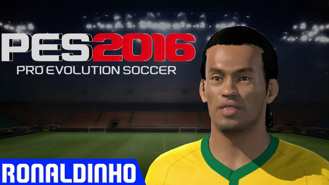 Pes 16 Edit Face Ronaldinho Stats Youtube