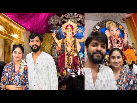 She wanted to see area Ganapati’s🥰🙏