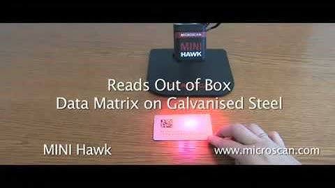 Microscan MINI Hawk Out of Box Experience