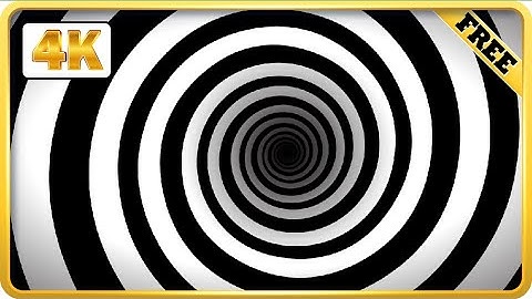 Endless spiral loops Black and White Optical Illusion video