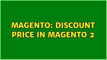 Magento: Discount Price in Magento 2