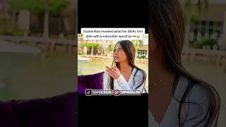Famous Sophie Rain reveals her ideal first date with a subscriber 👀 #sophierain #bophouse #shorts #fypシ Net Worth