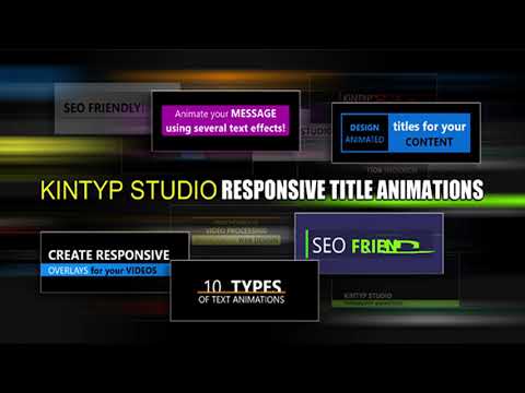 Kintyp Studio | Responsive Title Animations | Codecanyon Scripts and Snippets