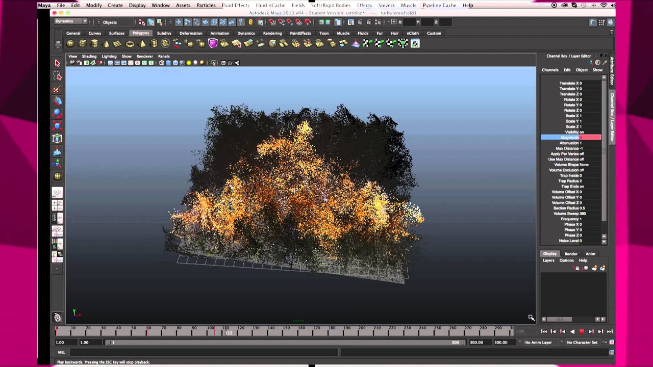 #HowTo Particle Maya effect // efecto particulas Parte (3-3) - YouTube