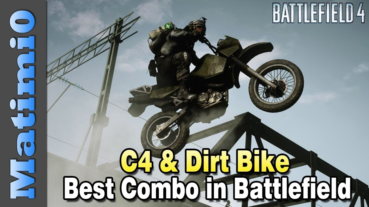 C4 + Dirt Bike = Best Anti Tank Combo in Battlefield 4 - Double
