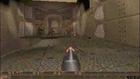 Quake 1 Gameplay - Hard - E1M1 (ORIGINAL GRAPHICS)