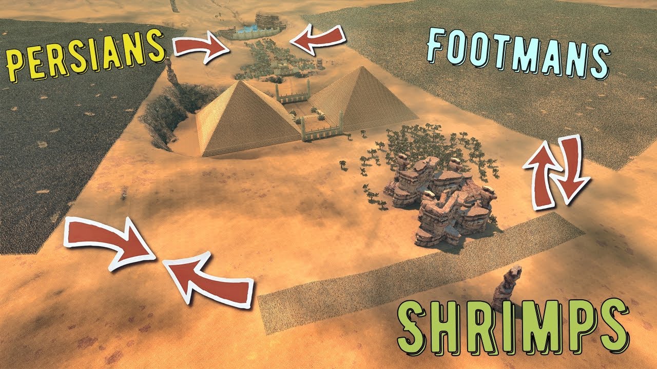 Battle Of 3 Armies: Mantis Shrimps vs Persians vs Footmen - UEBS 2