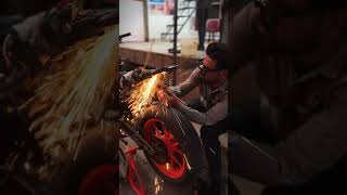 Ktm tail light install in bajaj RS200 🥵 / rs200 modification #insatagaram
