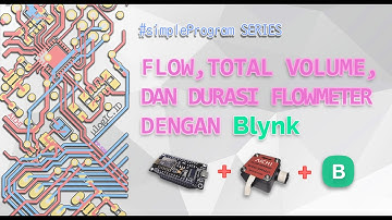 Mengukur Debit dan Volume Air | ESP8266 | NodeMcu 1.0 dan AICHI OF05ZAT | Blynk