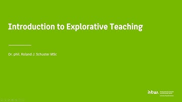 Mini Lecture htw Explorative Teaching
