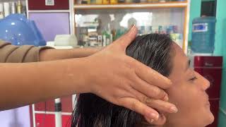 Let’s learn how to do hair oil massage #manushree #parlour #yt #makeup #hair #hairstyle