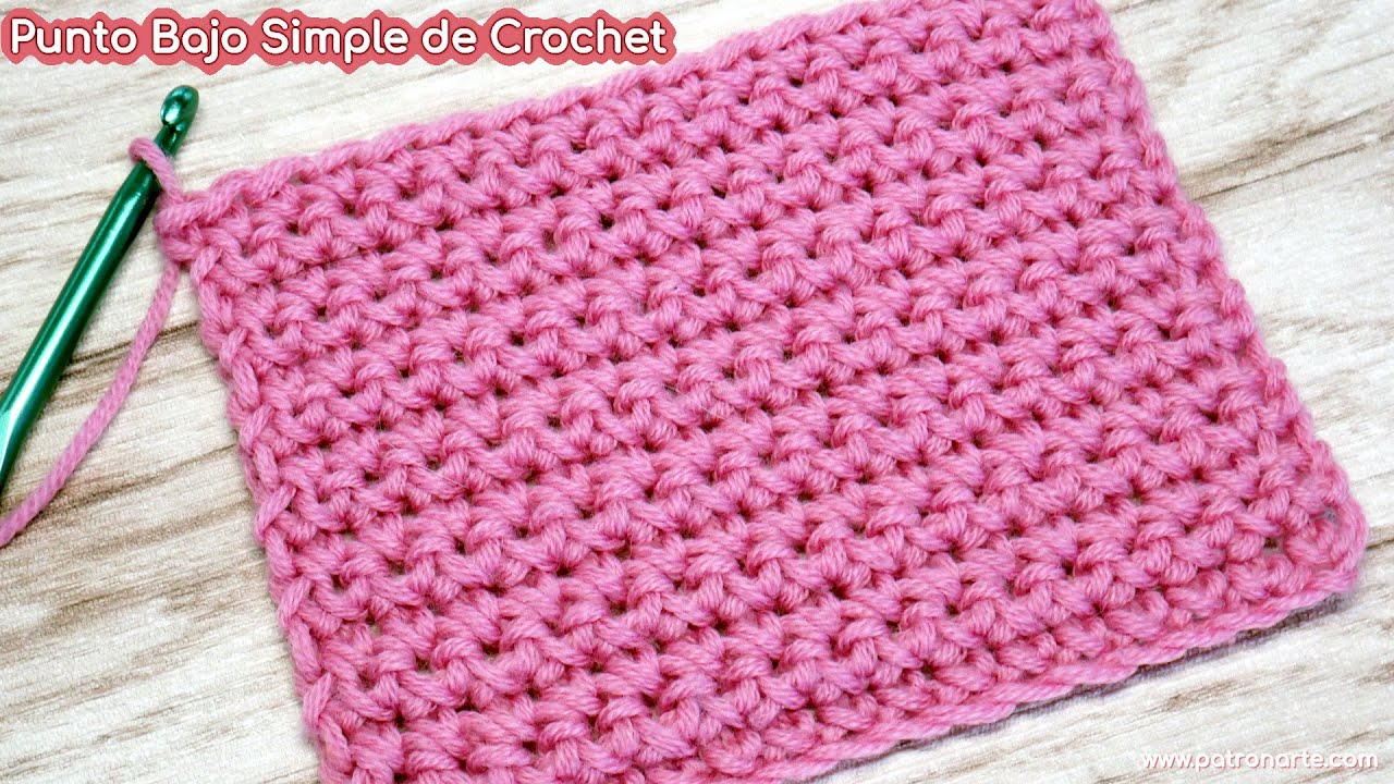 Cortar Inclinado garra Cómo Tejer el Punto Bajo Simple de Crochet - Ganchillo Paso a Paso - YouTube