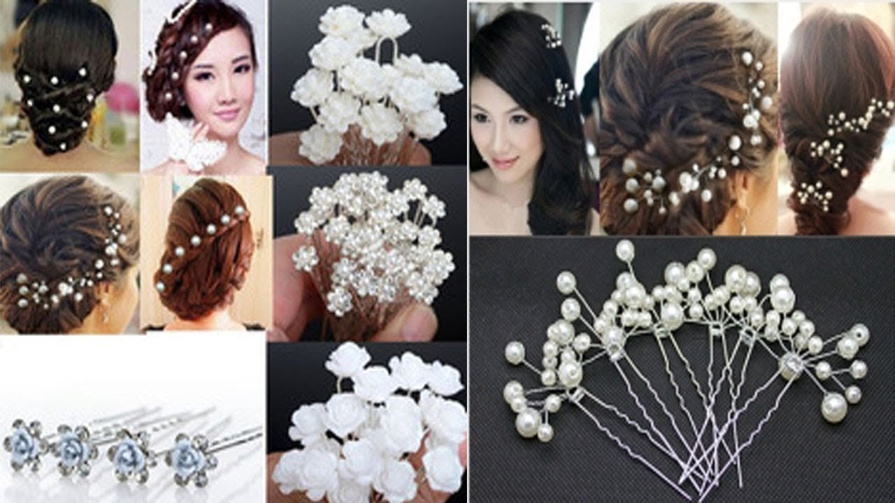 Bridal Pearl Hair Pin Bobby Pin Hairpiece wedding hair clips