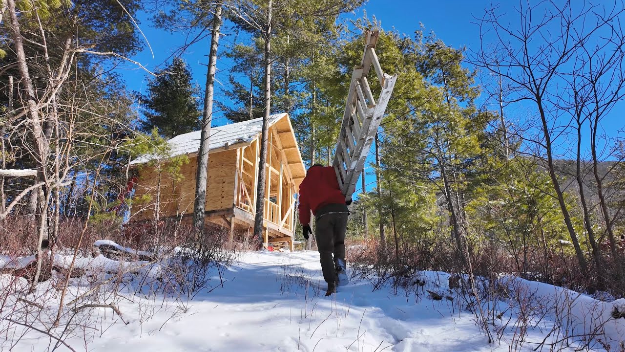 Строим домик зимой. Эпизод 32