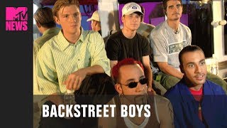 Backstreet Boys on the ‘Everybody (Backstreet’s Back)’ Music Video | MTV News | #TBMTV