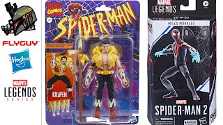 Flyguytoys Marvel Legends Spider-Man 2 Mile Morales Kraven The Hunter Toy Action Figure Review