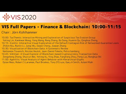 VIS 2020: VIS Full Papers – Finance & Blockchain