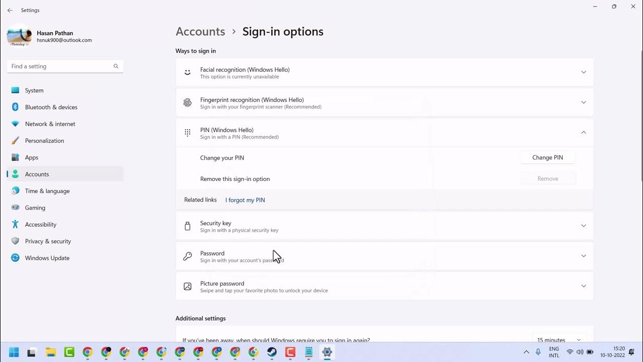 how-to-change-lock-screen-pin-code-on-windows-11-youtube