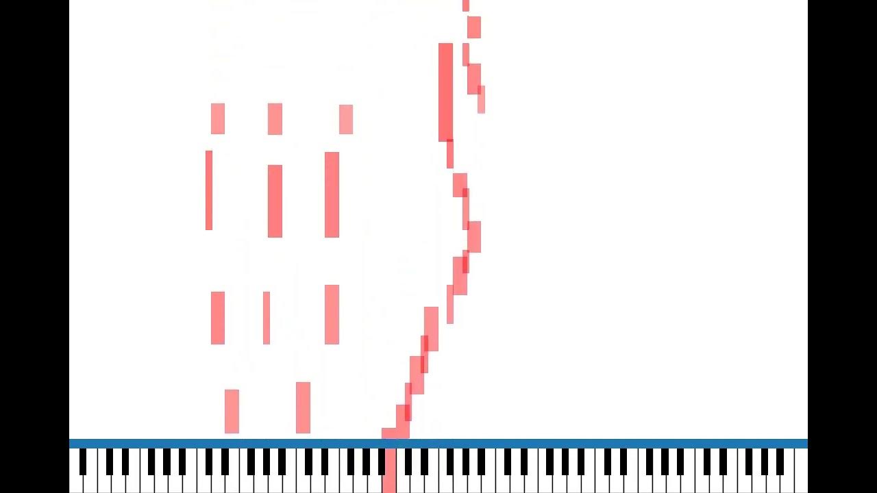🎹 Creating an animated piano music visualizer entirely in Python.# ...